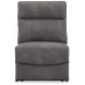 Next Gen Durapella Slate 3 Piece Modular Zero Gravity Power Reclining Sectional with USB Charging