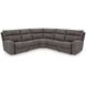 Next-Gen DuraPella Slate 5 Piece Modular Power Reclining Sectional with USB Charging