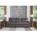 Next Gen Durapella Slate 3 Piece Modular Zero Gravity Power Reclining Sectional with USB Charging