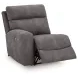 Next Gen Durapella Slate 3 Piece Modular Zero Gravity Power Reclining Sectional with USB Charging