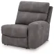 Next Gen Durapella Slate 3 Piece Modular Zero Gravity Power Reclining Sectional with USB Charging
