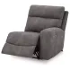 Next Gen Durapella Slate 3 Piece Modular Zero Gravity Power Reclining Sectional with USB Charging