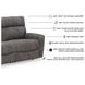 Next-Gen DuraPella Slate Performance Fabric Modular Power Reclining Loveseat