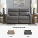 Next-Gen DuraPella Slate Performance Fabric Modular Power Reclining Loveseat