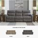 Next-Gen DuraPella Slate Performance Fabric Modular Power Reclining Sofa