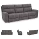 Next-Gen DuraPella Slate Performance Fabric Modular 105" Power Reclining Sofa