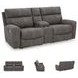 Next-Gen DuraPella Slate Performance Fabric Modular Power Reclining Console Loveseat