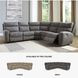 Next-Gen DuraPella Slate 5 Piece Performance Fabric Power Reclining Sectional