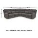 Next-Gen DuraPella Slate 5 Piece Performance Fabric Power Reclining Sectional