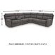 Next-Gen DuraPella Slate 6 Piece Performance Fabric Power Reclining Sectional