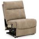 Next Gen Durapella Sand 4 Piece Modular Zero Gravity Power Reclining Sectional with Power Headrest and USB Charging