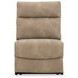 Next Gen Durapella Sand 4 Piece Modular Zero Gravity Power Reclining Sectional with Power Headrest and USB Charging