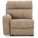 Next Gen Durapella Sand 4 Piece Modular Zero Gravity Power Reclining Sectional with Power Headrest and USB Charging
