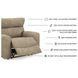 Next-Gen DuraPella Sand Performance Fabric Power Recliner