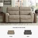 Next-Gen DuraPella Sand Performance Fabric Modular Power Reclining Loveseat