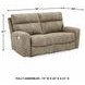 Next-Gen DuraPella Sand Performance Fabric Modular 74" Power Reclining Loveseat