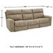Next-Gen DuraPella Sand Performance Fabric Modular Power Reclining Sofa