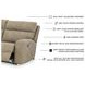 Next-Gen DuraPella Sand 5 Piece Performance Fabric Power Reclining Sectional