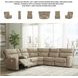 Next-Gen DuraPella Sand 6 Piece Performance Fabric Power Reclining Sectional
