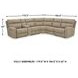 Next-Gen DuraPella Sand 6 Piece Performance Fabric Power Reclining Sectional