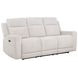 Kennett Ivory 81" Power Reclining Sofa with USB Charging