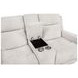 Kennett Ivory 70" Power Reclining Loveseat with USB Charging