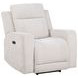 Kennett Ivory Power Recliner with USB Charging