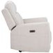 Kennett Ivory Power Recliner with USB Charging