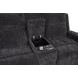 Kennett Dark Gray 70" Power Reclining Loveseat with USB Charging