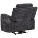 Kennett Dark Gray Power Recliner with USB Charging