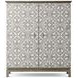TA Originals Coastal Wave and White 2 Door Bar Cabinet