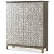 TA Originals Coastal Wave and White 2 Door Bar Cabinet
