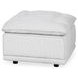 Haven White Rectangular Ottoman