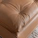 Haven Toffee Brown Leather Upholstered Accent Chair
