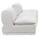 Haven White 3 Piece Modular Sectional with Ottoman