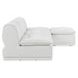 Haven White 4 Piece Modular Sectional with Ottoman