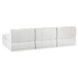 Haven White 4 Piece Modular Sectional with Ottoman