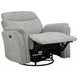 Adler Ivory Swivel Glider Power Recliner with USB Charging