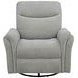 Adler Ivory Swivel Glider Power Recliner with USB Charging