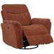Adler Rust Swivel Glider Power Recliner with USB Charging