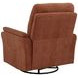 Adler Rust Swivel Glider Power Recliner with USB Charging