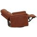 Adler Rust Swivel Glider Power Recliner with USB Charging