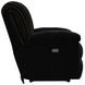 Comet Black Lay Flat Power Recliner with USB Charging