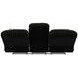 Comet Black 85" Lay Flat Power Reclining Sofa with USB Charging