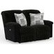 Comet Black 60" Lay Flat Power Reclining Loveseat with USB Charging