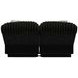 Comet Black 60" Lay Flat Power Reclining Loveseat with USB Charging