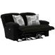 Comet Black 60" Lay Flat Power Reclining Loveseat with USB Charging
