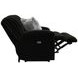 Comet Black 60" Lay Flat Power Reclining Loveseat with USB Charging