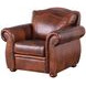 Ardentia Marco Leather Upholstered Accent Chair with Nailhead Trim