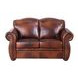Arizona Marco Leather 66" Loveseat with Nailhead Trim
